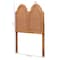 Baxton Studio Tobin Vintage Classic and Traditional Ash Walnut Finished Wood Twin Size Arched Headboard 181-11123-Zoro - alternate 5